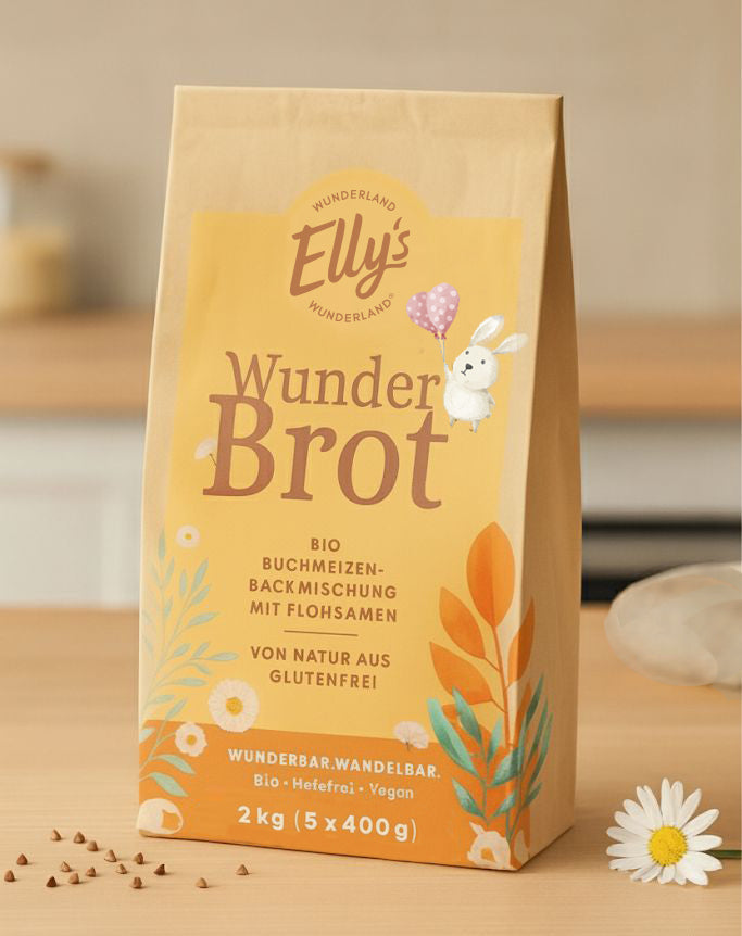 Elly`s - WunderBrot frei von Gluten, Weizen oder Hefe • 2 kg Elly's WUNDERLAND