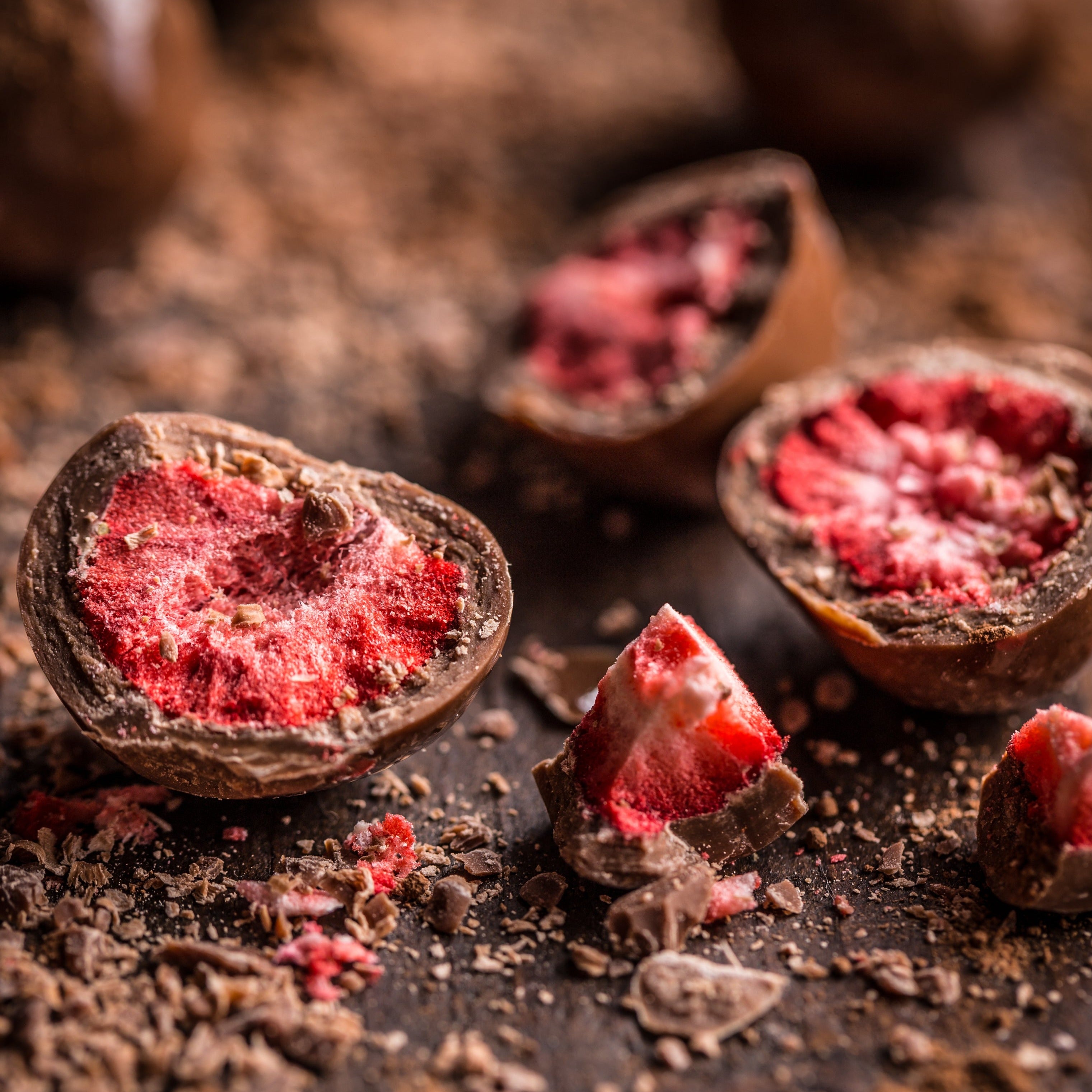 Frohe Weihnachten Bio Zartbitterhimbeeren Personalisierter Geschenkwürfel LIMITIERT Elly's WUNDERLAND