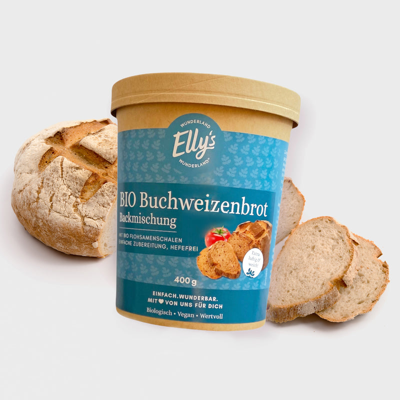 Genuss Box Premium Bio Himbeermüsli Brotbackmischung Snacks & Geschenkwürfel Elly's WUNDERLAND