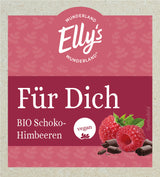Für Dich Bio Zartbitterhimbeeren Personalisierter Geschenkwürfel Elly's WUNDERLAND